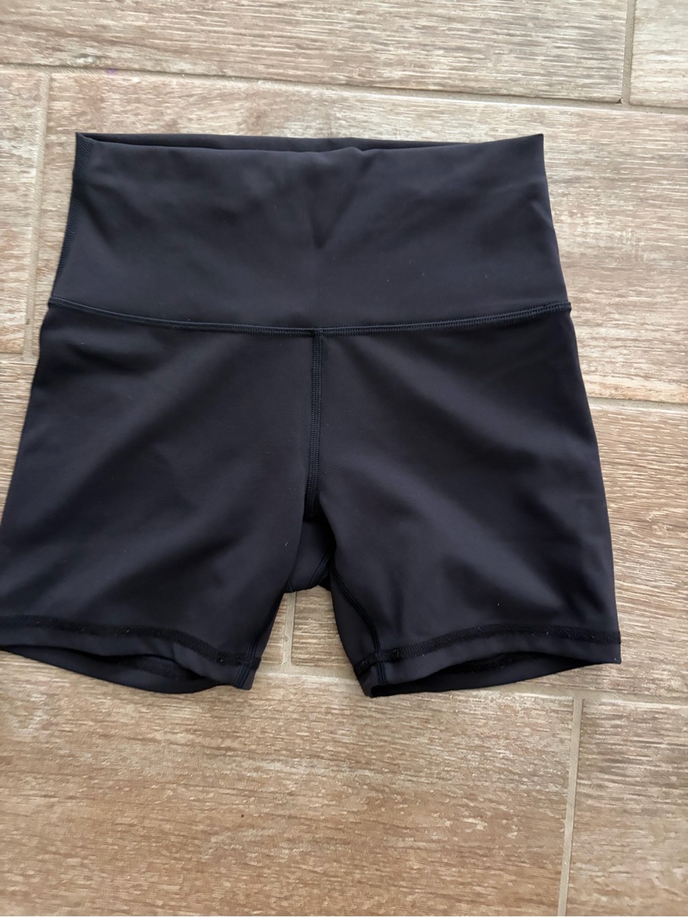 lululemon athletica Black High-Rise Bike Shorts